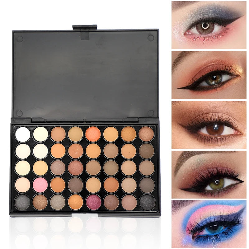 40 Color Matte Eyeshadow Palette