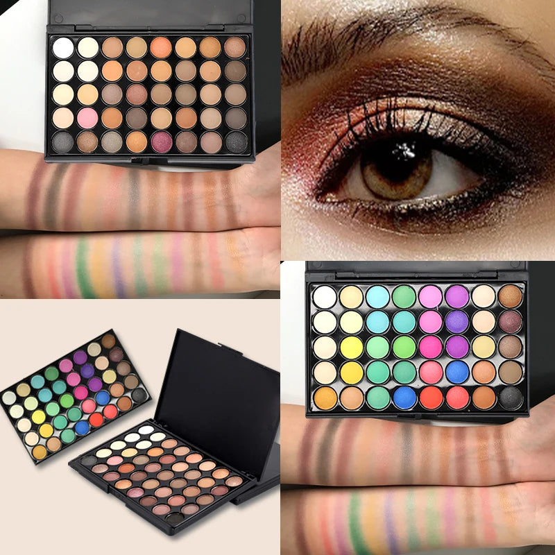 40 Color Matte Eyeshadow Palette